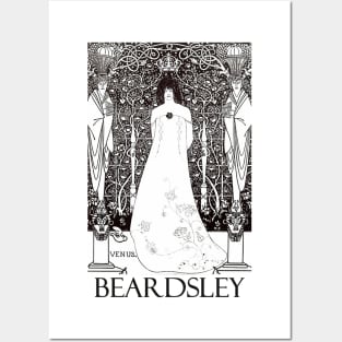 Venus Between Terminal Gods by Aubrey Beardsley Posters and Art